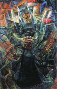 Umberto Boccioni, materia